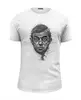 Заказать мужскую футболку в Москве. Футболка базовая Rowan Atkinson от Leichenwagen - готовые дизайны и нанесение принтов.