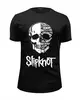 Заказать мужскую футболку в Москве. Футболка базовая Slipknot от geekbox - готовые дизайны и нанесение принтов.