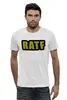 Заказать мужскую футболку в Москве. Футболка базовая RATF Официальная футболка от bloodw7nd - готовые дизайны и нанесение принтов.