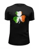 Заказать мужскую футболку в Москве. Футболка базовая Ирландский трилистник от printik - готовые дизайны и нанесение принтов.