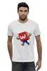 Заказать мужскую футболку в Москве. Футболка базовая Марио  от aleks_say - готовые дизайны и нанесение принтов.