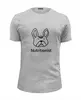 Заказать мужскую футболку в Москве. Футболка базовая bulldog от Vadim Koval - готовые дизайны и нанесение принтов.