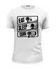 Заказать мужскую футболку в Москве. Футболка базовая Eat, Sleep, Code от WebDiez - готовые дизайны и нанесение принтов.