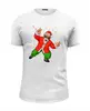 Заказать мужскую футболку в Москве. Футболка базовая Master Roshi Santa от balden - готовые дизайны и нанесение принтов.