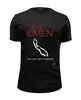 Заказать мужскую футболку в Москве. Футболка базовая The Omen 666 от KinoArt - готовые дизайны и нанесение принтов.