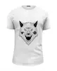 Заказать мужскую футболку в Москве. Футболка базовая Серый волк от YellowCloverShop - готовые дизайны и нанесение принтов.