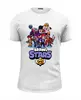 Заказать мужскую футболку в Москве. Футболка базовая Brawl Stars от vista12761@rambler.ru - готовые дизайны и нанесение принтов.