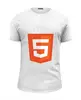 Заказать мужскую футболку в Москве. Футболка базовая HTML5 от pyzhik - готовые дизайны и нанесение принтов.