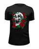 Заказать мужскую футболку в Москве. Футболка базовая Skull and Roses от balden - готовые дизайны и нанесение принтов.