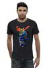 Заказать мужскую футболку в Москве. Футболка базовая Супергерои от T-shirt print  - готовые дизайны и нанесение принтов.