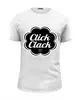 Заказать мужскую футболку в Москве. Футболка базовая Click Clack TC White от typoclothes - готовые дизайны и нанесение принтов.