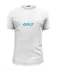 Заказать мужскую футболку в Москве. Футболка базовая PAVEL PORNUH GOLF TEE 7 от pavelpornuh - готовые дизайны и нанесение принтов.