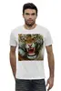 Заказать мужскую футболку в Москве. Футболка базовая Polygon tiger от scoopysmith - готовые дизайны и нанесение принтов.
