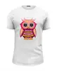 Заказать мужскую футболку в Москве. Футболка базовая Сова (Owl) от trugift - готовые дизайны и нанесение принтов.
