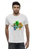 Заказать мужскую футболку в Москве. Футболка базовая Minecraft  от торгаш - готовые дизайны и нанесение принтов.
