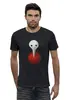 Заказать мужскую футболку в Москве. Футболка базовая Neon Genesis Evangelion Angel Mask от palliative - готовые дизайны и нанесение принтов.