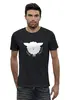 Заказать мужскую футболку в Москве. Футболка базовая Round Sheep Black от Ugen - готовые дизайны и нанесение принтов.
