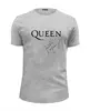 Заказать мужскую футболку в Москве. Футболка базовая Queen с автографом Фредди от olguwka - готовые дизайны и нанесение принтов.