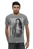 Заказать мужскую футболку в Москве. Футболка базовая Megan Fox от KinoArt - готовые дизайны и нанесение принтов.