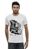 Заказать мужскую футболку в Москве. Футболка базовая Мотоциклы от paster10 - готовые дизайны и нанесение принтов.