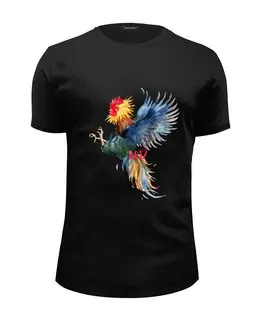 Заказать мужскую футболку в Москве. Футболка базовая Rooster 2017 от vphone - готовые дизайны и нанесение принтов.