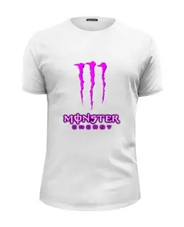 Заказать мужскую футболку в Москве. Футболка базовая Monster Energy от THE_NISE  - готовые дизайны и нанесение принтов.