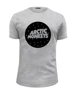 Заказать мужскую футболку в Москве. Футболка базовая Arctic Monkeys от cherdantcev - готовые дизайны и нанесение принтов.