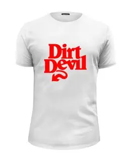 Заказать мужскую футболку в Москве. Футболка базовая Dirt Devil от THE_NISE  - готовые дизайны и нанесение принтов.