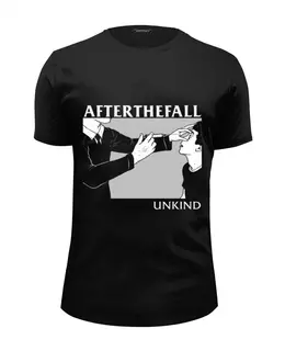 Заказать мужскую футболку в Москве. Футболка базовая  After The Fall / Unkind  от OEX design - готовые дизайны и нанесение принтов.