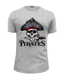 Заказать мужскую футболку в Москве. Футболка базовая Pirates от balden - готовые дизайны и нанесение принтов.