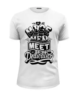 Заказать мужскую футболку в Москве. Футболка базовая Of Mice & Men от geekbox - готовые дизайны и нанесение принтов.
