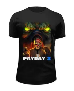 Заказать мужскую футболку в Москве. Футболка базовая Payday2 - Dallas от tutik_mutik@mail.ru - готовые дизайны и нанесение принтов.