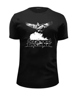 Заказать мужскую футболку в Москве. Футболка базовая Rock Music Art от Leichenwagen - готовые дизайны и нанесение принтов.