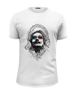 Заказать мужскую футболку в Москве. Футболка базовая Salvador Dali от YellowCloverShop - готовые дизайны и нанесение принтов.