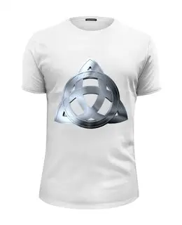 Заказать мужскую футболку в Москве. Футболка базовая Трилистник от GeekFox  - готовые дизайны и нанесение принтов.