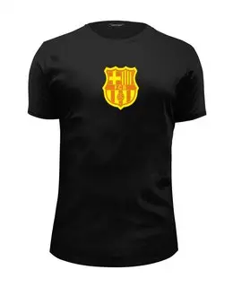 Заказать мужскую футболку в Москве. Футболка базовая Cesare-FC Batcelona 49 от cesare - готовые дизайны и нанесение принтов.
