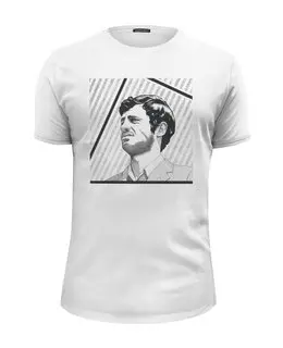 Заказать мужскую футболку в Москве. Футболка базовая Belmondo от KinoArt - готовые дизайны и нанесение принтов.