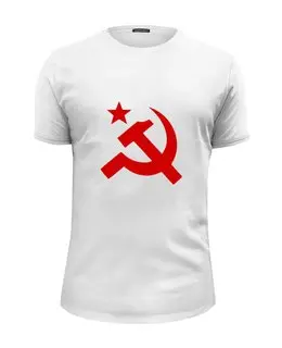 Заказать мужскую футболку в Москве. Футболка базовая Советский Союз от THE_NISE  - готовые дизайны и нанесение принтов.