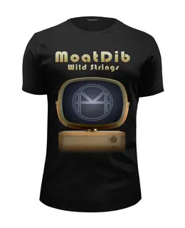 Заказать мужскую футболку в Москве. Футболка базовая MoatDib - Wild Strings от MoatDib  - готовые дизайны и нанесение принтов.