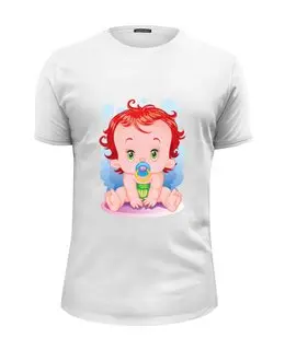 Заказать мужскую футболку в Москве. Футболка базовая Детки от naty404@mail.ru - готовые дизайны и нанесение принтов.