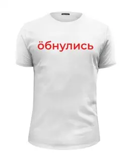 Заказать мужскую футболку в Москве. Футболка базовая обнулись от t-brusher - готовые дизайны и нанесение принтов.