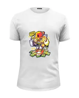 Заказать мужскую футболку в Москве. Футболка базовая Модник  от T-shirt print  - готовые дизайны и нанесение принтов.