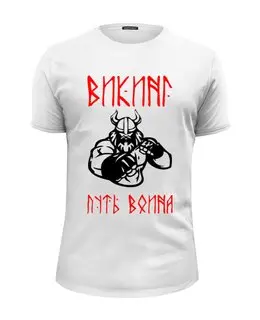 Заказать мужскую футболку в Москве. Футболка базовая Викинги. Воины свободы! от shop-viking - готовые дизайны и нанесение принтов.