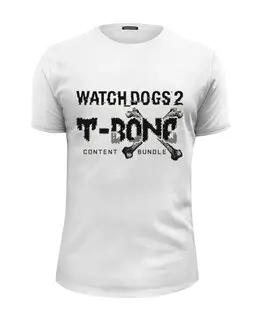 Заказать мужскую футболку в Москве. Футболка базовая WATCH DOGS от robus - готовые дизайны и нанесение принтов.