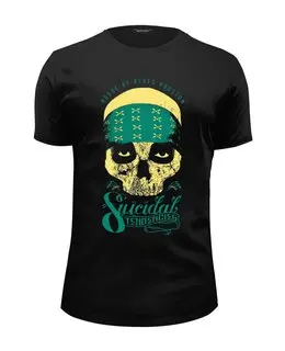 Заказать мужскую футболку в Москве. Футболка базовая Suicidal Tendencies band от Leichenwagen - готовые дизайны и нанесение принтов.