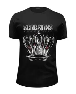 Заказать мужскую футболку в Москве. Футболка базовая Scorpions - Return to Forever tour от Денис - готовые дизайны и нанесение принтов.