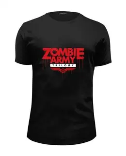 Заказать мужскую футболку в Москве. Футболка базовая Zombie Army от THE_NISE  - готовые дизайны и нанесение принтов.