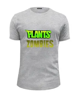Заказать мужскую футболку в Москве. Футболка базовая Plants vs Zombies от THE_NISE  - готовые дизайны и нанесение принтов.