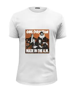 Заказать мужскую футболку в Москве. Футболка базовая One Direction от cherdantcev - готовые дизайны и нанесение принтов.