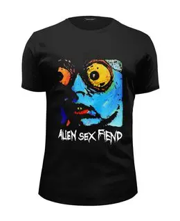 Заказать мужскую футболку в Москве. Футболка базовая Alien Sex Fiend / Acid Bath от OEX design - готовые дизайны и нанесение принтов.